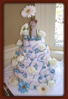 handmade  baked on site wedding cakes